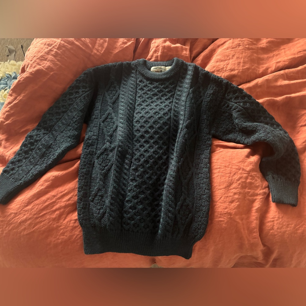 Aran Craft Forrest Green Sweater